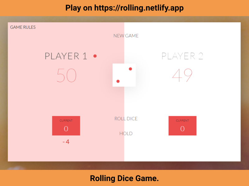 Rolling Dice Game